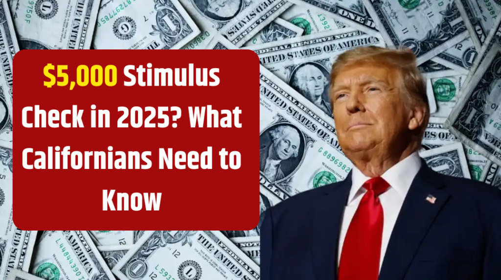 Stimulus Check 2025 $5 000 